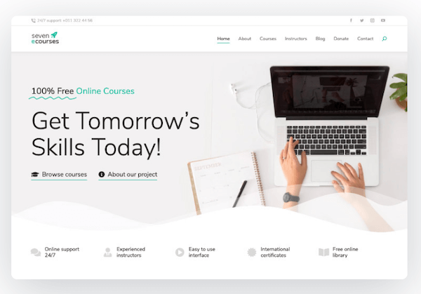 Beispiel für professionelles Webdesign 1 - DigitalBrüder